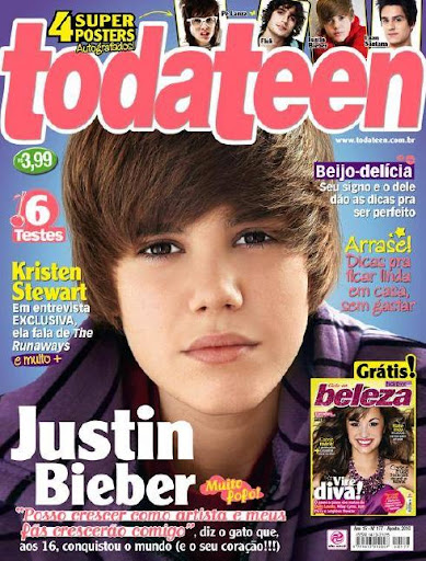 Justin Bieber TODATEEN COVER BOY