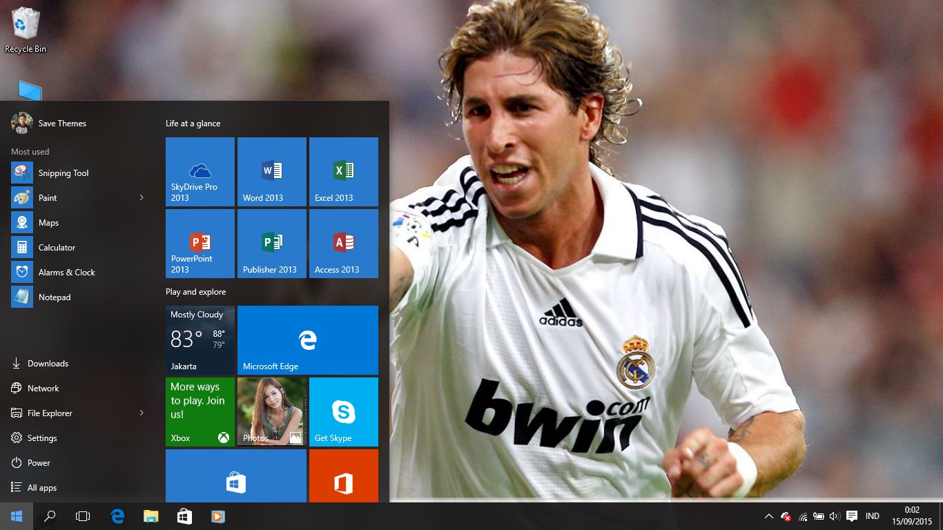 Real Madrid FC 2015 Theme For Windows 7 8 And 10 Save Themes