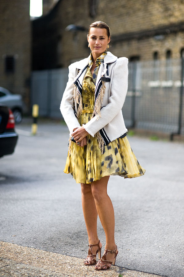 London Fashion Week... Yasmin Le Bon