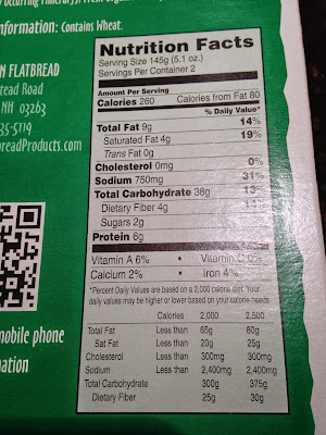 American Flatbread Nutrition Facts