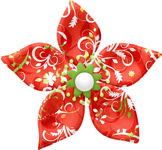 Flowers of the Sweet Christmas Clip Art.