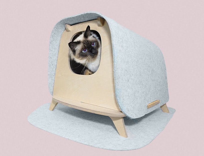 Tim Defleur ha diseñado The Wool Lodge, una pieza moderna de muebles para mascotas