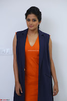 Priyamani in Beautiful Short Deep neck Orange Dress ~  Exclusive 26.JPG