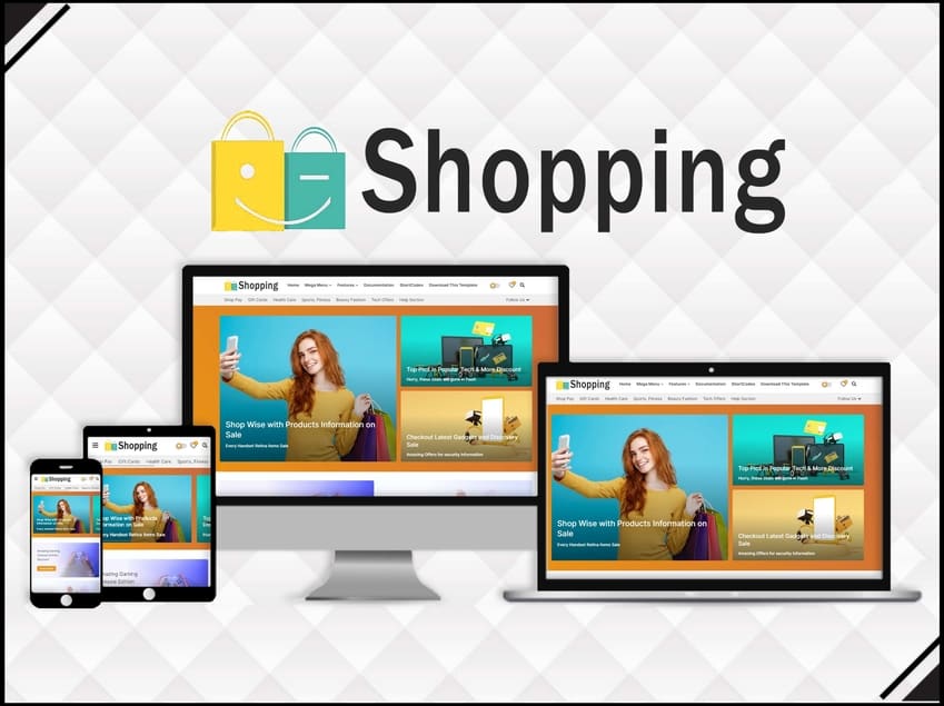 Shopping - Store & Cart Blogger Template - Blogger Template 2023