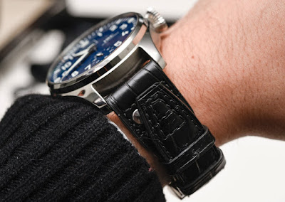  Replique Montre IWC Big Pilot's Edition Big Date 150 Ans Cadran Bleu