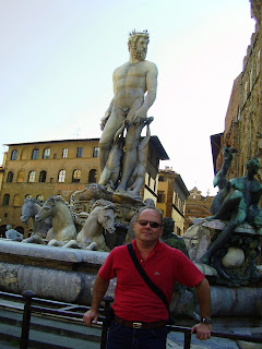 Fontana di Nettuno na Piazza della Signoria, Florença - Itália