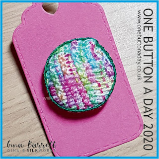 Day 279 - Rosie - One Button a Day 2020 by Gina Barrett