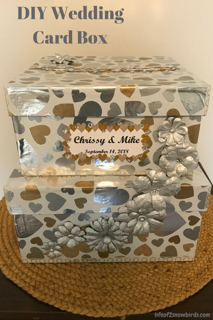 diy wedding card box | a bride on a budget