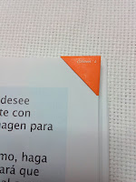 Punto de lectura sencillo. Origami
