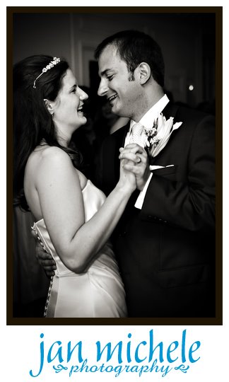 first dance in the River Farm ballroom