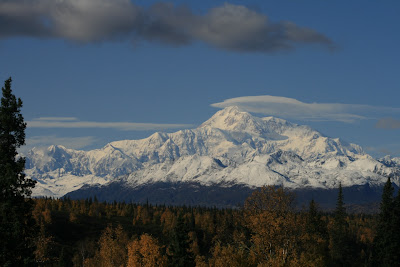 Denali is the highest mountain in North America and the backdrop for Denali National Park and Preserve