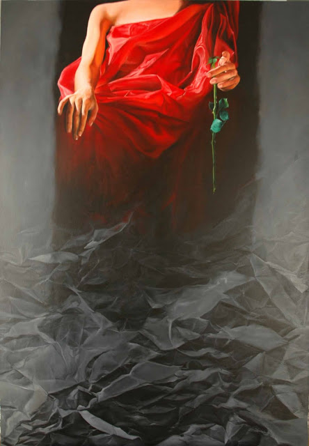 Spanish Realist Painter- "Immaculada Juarez" 1975