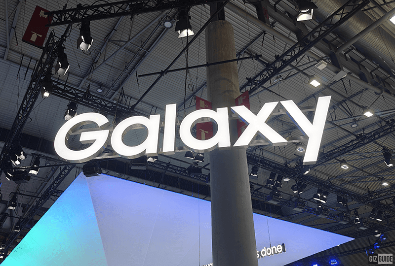 File photo: Samsung Galaxy logo on its MWC 2024 booth in Barcelona, Spain