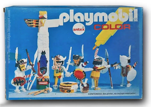 Playmobil COLOR 3620 - Antex - indians with totem front box