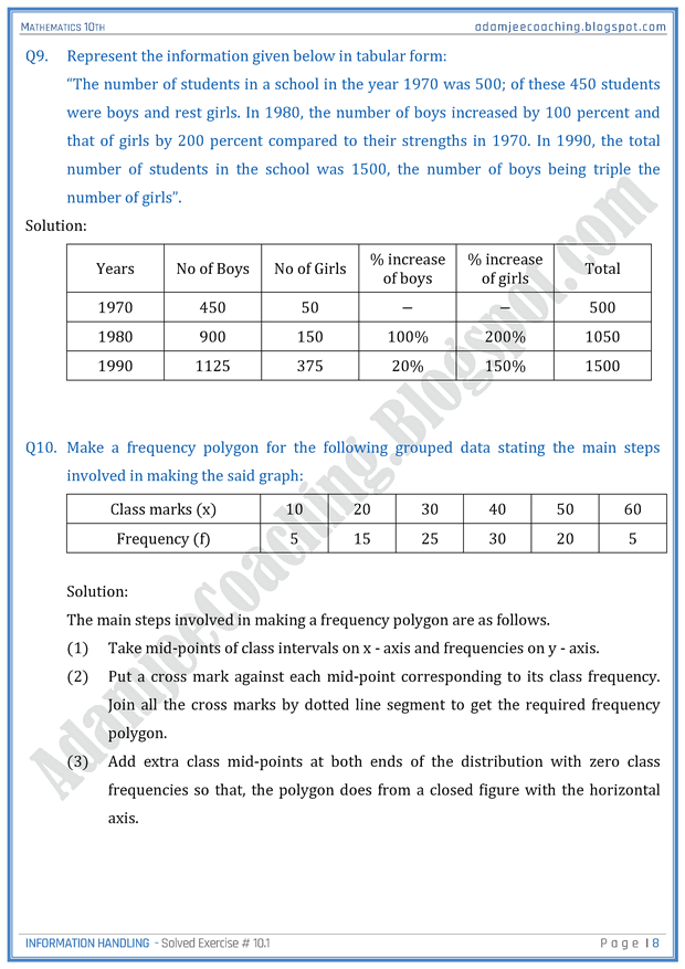 information-handling-exercise-10-1-mathematics-10th