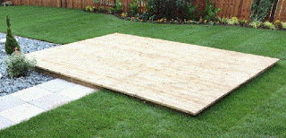 a small deck