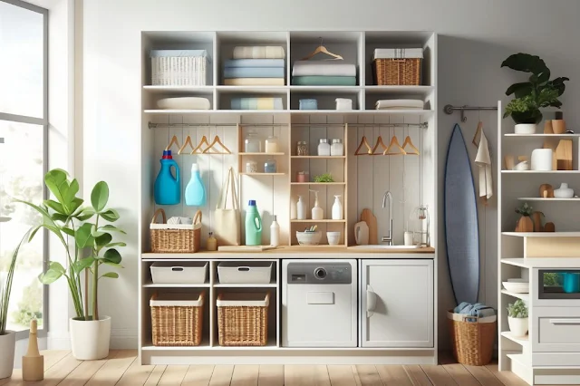 how to install cabinets in laundry room