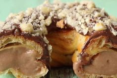   Nutella Choux Donuts