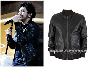 Gambar Jaket Kulit Giring Nidji Bomber Jacket