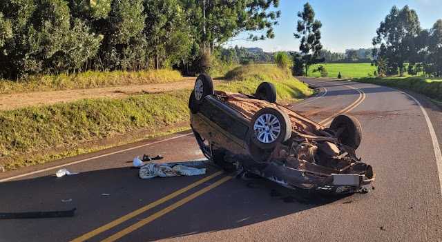 TRÊS PESSOAS FICAM FERIDAS EM ACIDENTE NA RODOVIA VASSÍLIO BOIKO, EM RONCADOR