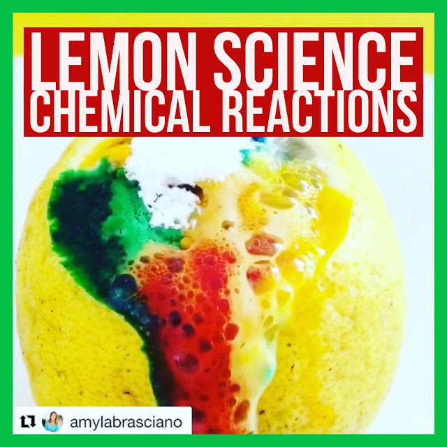 Need a fun way to show chemical changes of matter? This blog post has a quick lemon experiment that sure to impress while not breaking the budget.  There's even a video included to show you the reaction.  Perfect for all of your elementary and middle school students. {homeschool, elementary school, middle school, kindergarten, first, second, third, fourth and fifth grade, 1st, 2nd, 3rd, 4th and 5th}