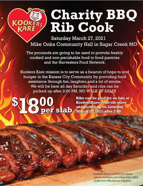 BBQ Rib Slabs for Sale in Sugar Creek to Raise Money for Harvesters