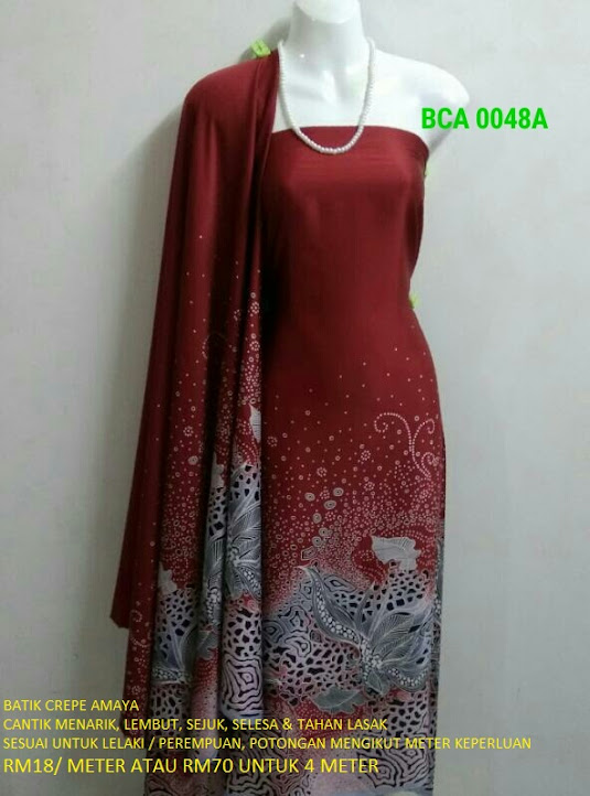 BCA 0048A: BATIK CREPE AMAYA, OPEN METER, RM18/MTR