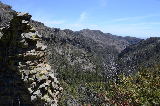 down the valley to pillars