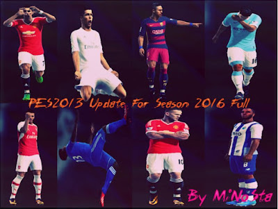 PES 2013 Full Update 14 July 15 For Season 2016 By Minosta