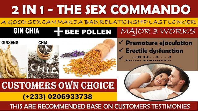 Bee Pollen and Gin Chia (PREMATURE EJACULATION & ERECTILE DYSFUNCTION) One Time Solution 