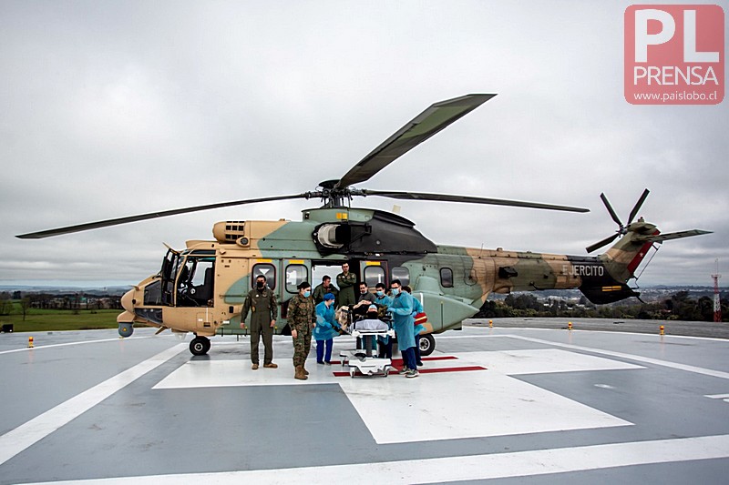 3 efectivos del Ejército heridos fueron trasladados al Hospital Base de Osorno