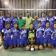 Women’s volleyball team of SRM Institute of Technology won the South Zone Inter-University Volleyball Championship