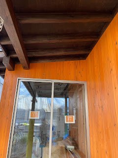 orange cladding japan wood