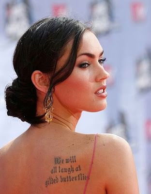 Sexy Megan Fox Tattoos