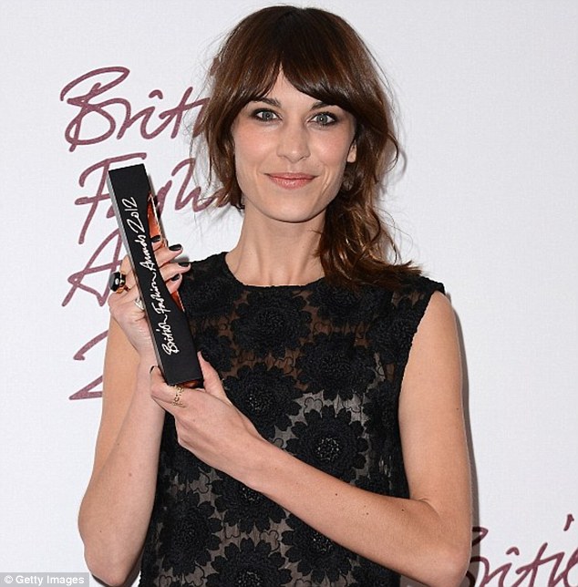 Alexa Chung In Leather Nails and a Tiny Romper