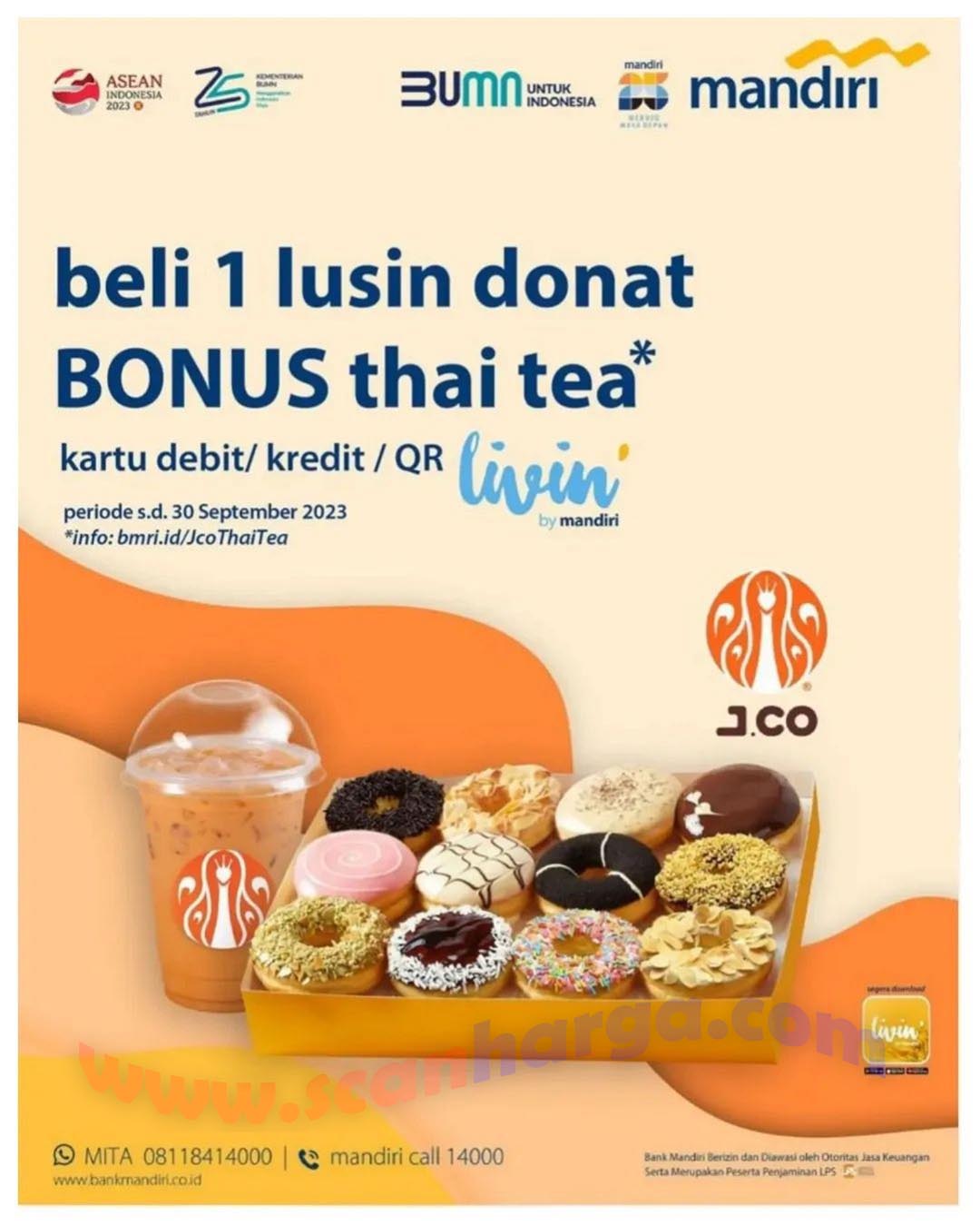 PROMO JCO MANDIRI – GRATIS THAI TEA