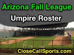 2019 Arizona Fall League Umpire Roster