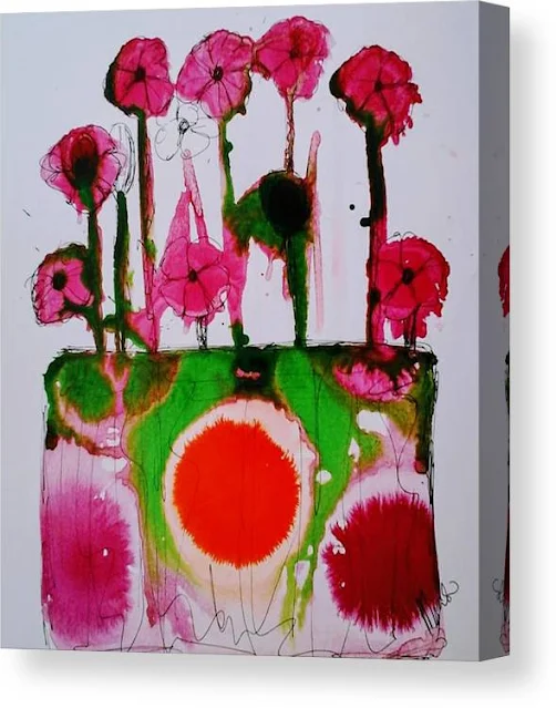 Spring flowers Canvas Print, Miabo Enyadike