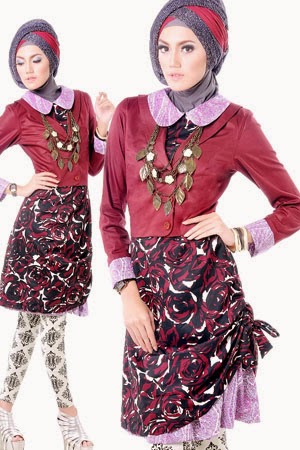 Contoh Fashion Baju Muslim Blazer Remaja 2015