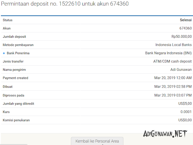 status deposit octafx