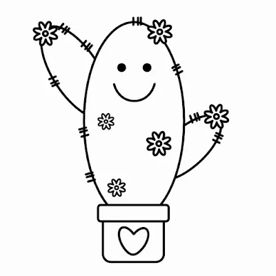 Cacto Desenho Para Colorir - Ultra Coloring Pages