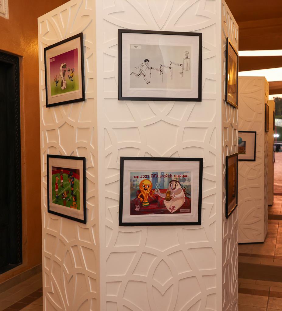 Inauguration of Katara Cartoon Exhibition in Qatar