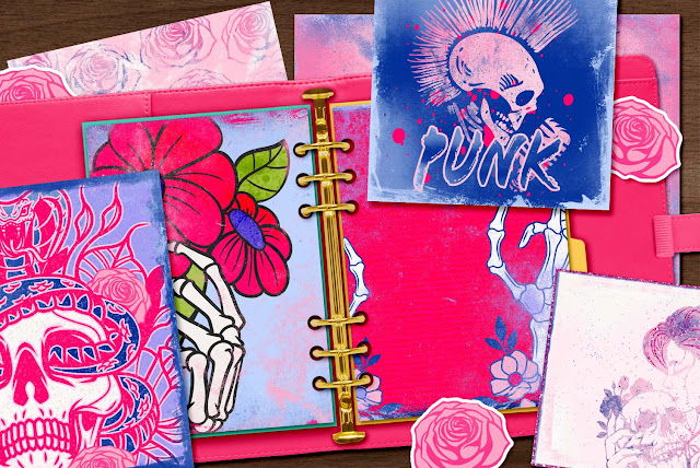 pink punk paper