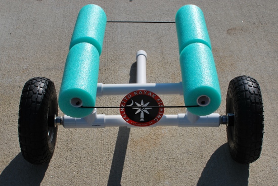 DIY PVC fishing cart 