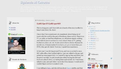 Following my Catracho blog