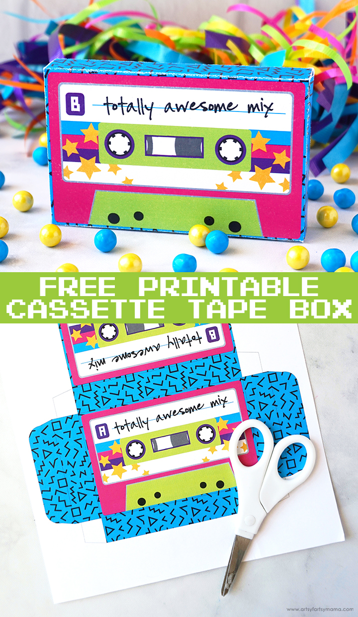 Free Printable Cassette Tape Box