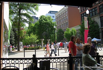 View from lunch table