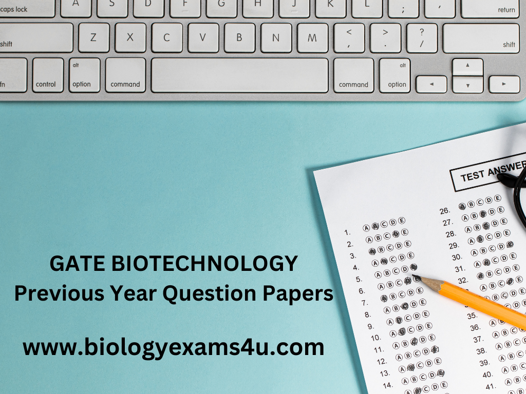 GATE 2021-Biotechnology Question Paper
