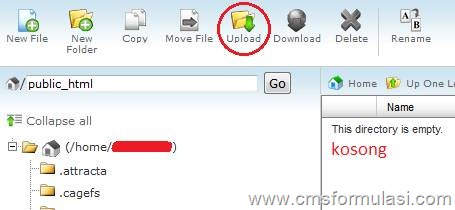 Cara Upload CMS Formulasi ke Hosting