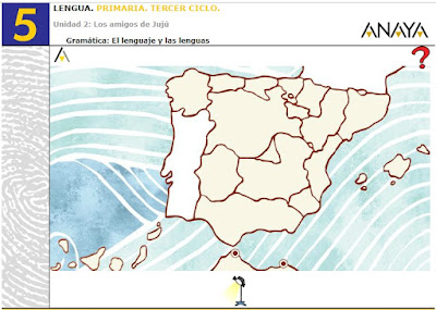 Resultado de imagen de COMUNIDADES BILINGUES ESPAÃ‘A ANAYA 5Âº LENGUA